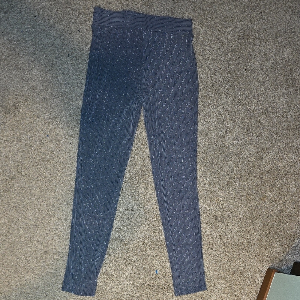 Sparkly Blue Leggings